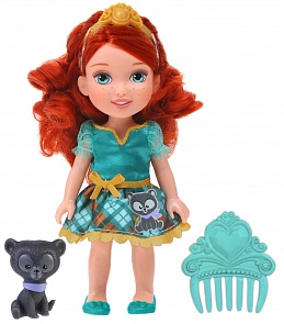 Кукла из серии Принцессы Дисней - Малышка Мерида с питомцем 15 см. (Jakks Pacific, 756800)